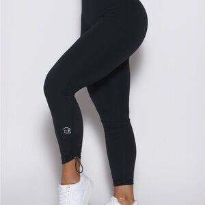 Bombshell Sportswear toggle pull Black Leggings Small